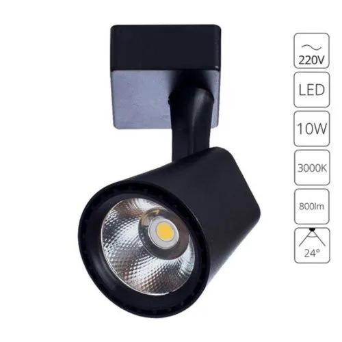 Трековый светодиодный светильник Arte Lamp Amico A1811PL-1BK 