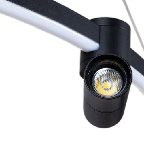 Подвесная светодиодная люстра Arte Lamp Ring A2186SP-1BK  фото 2